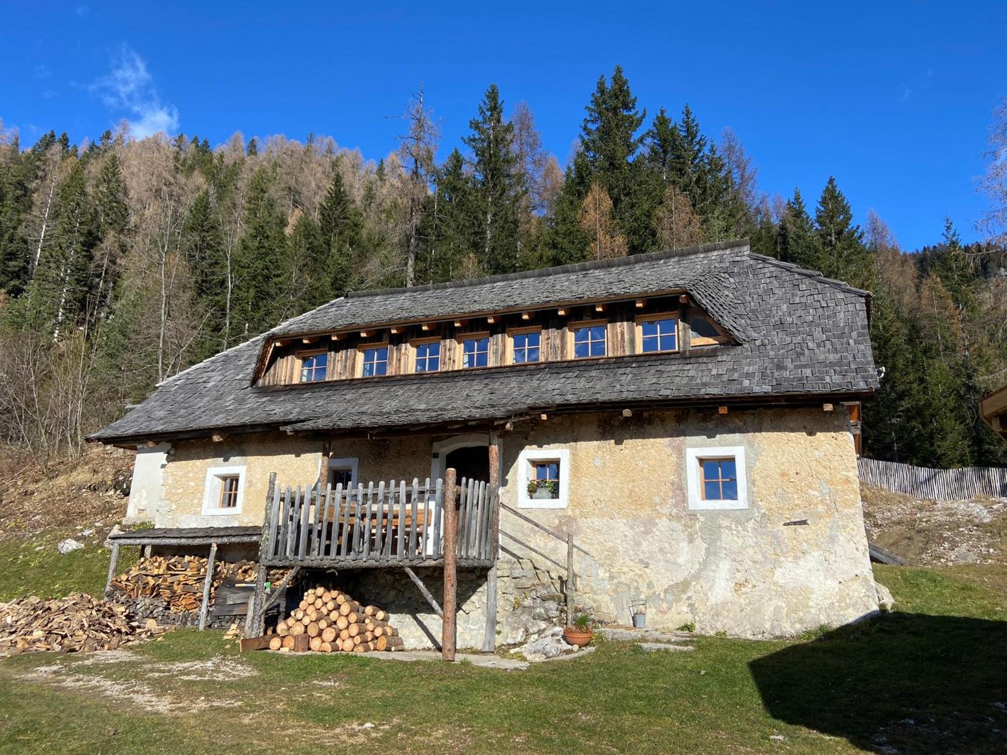 Villa Obiralmhütte Fladung Bad Eisenkappel Exterior foto